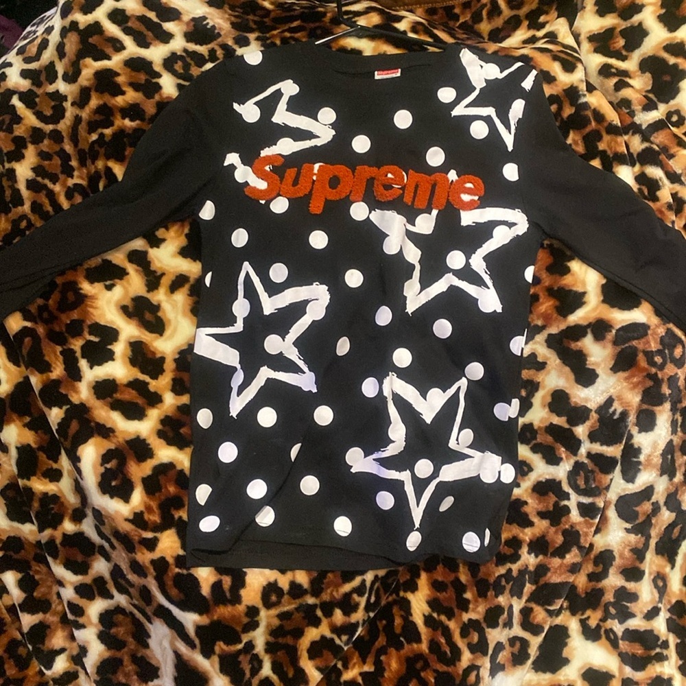 Supreme Long Sleeve Stars and Polka Dots Shirt. Very Rare and Very BadAzz!!!